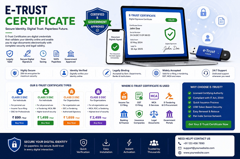 E-Trust Certificate