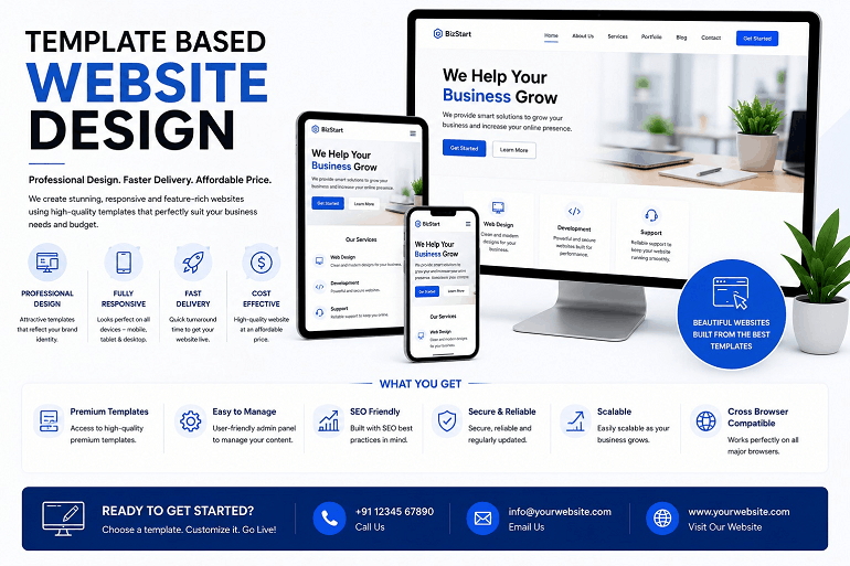 Template Based Website Design